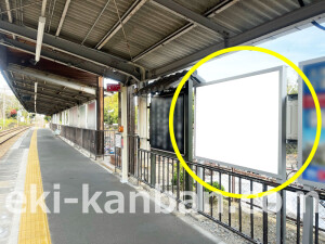 近鉄／西ノ京駅／／№7駅看板・駅広告、写真1