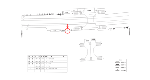 近鉄／西ノ京駅／／№17駅看板・駅広告、位置図