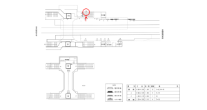 近鉄／尼ヶ辻駅／／№13駅看板・駅広告、位置図