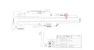 近鉄／田原本駅／／№12駅看板・駅広告、位置図