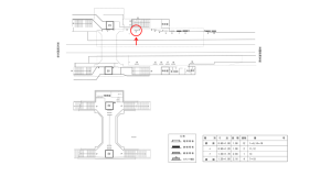 近鉄／尼ヶ辻駅／／№2駅看板・駅広告、位置図