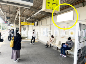 近鉄／西ノ京駅／／№17駅看板・駅広告、写真1