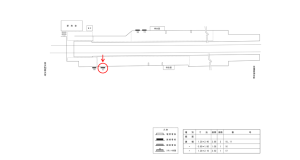 近鉄/石見駅//№17駅看板・駅広告、位置図