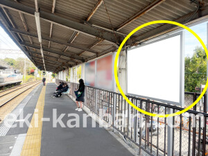 近鉄／西ノ京駅／／№5駅看板・駅広告、写真1