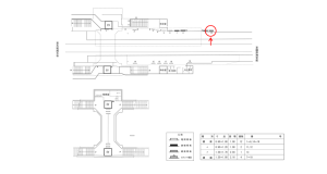 近鉄/尼ヶ辻駅//№10駅看板・駅広告、位置図