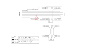 近鉄／九条駅／／№14駅看板・駅広告、位置図