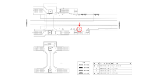 近鉄／尼ヶ辻駅／／№18駅看板・駅広告、位置図