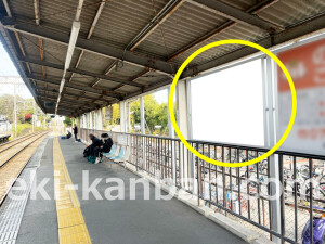 近鉄／西ノ京駅／／№3駅看板・駅広告、写真1