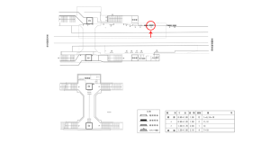 近鉄／尼ヶ辻駅／／№8駅看板・駅広告、位置図