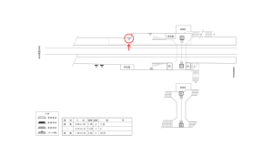 近鉄／八木西口駅／／№8駅看板・駅広告、位置図
