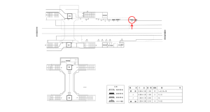 近鉄／尼ヶ辻駅／／№9駅看板・駅広告、位置図