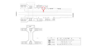 近鉄／尼ヶ辻駅／／№3駅看板・駅広告、位置図