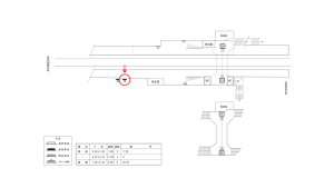 近鉄／八木西口駅／／№28駅看板・駅広告、位置図