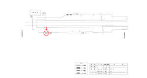 近鉄／石見駅／／№16駅看板・駅広告、位置図