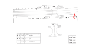 近鉄／西ノ京駅／／№27駅看板・駅広告、位置図