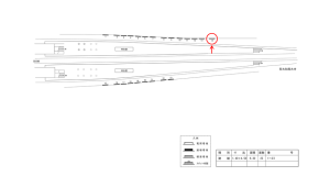近鉄／竹田駅／／№14駅看板・駅広告、位置図
