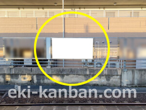 近鉄/新田辺駅//№240駅看板・駅広告、写真2