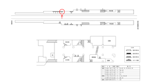 近鉄／桃山御陵前駅／／№5駅看板・駅広告、位置図