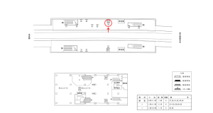 近鉄／三山木駅／／№43駅看板・駅広告、位置図