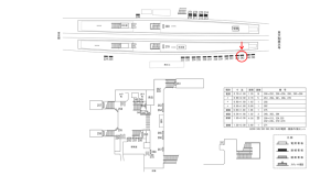 近鉄／新田辺駅／／№243駅看板・駅広告、位置図