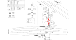 近鉄／橿原神宮前駅／／№85駅看板・駅広告、位置図