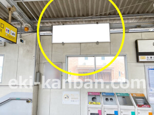 近鉄／寺田駅／／№6駅看板・駅広告、写真2