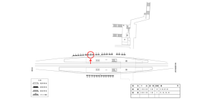 近鉄／新祝園駅／／№10駅看板・駅広告、位置図