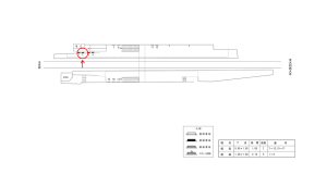 近鉄／狛田駅／／№2駅看板・駅広告、位置図