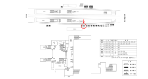 近鉄／新田辺駅／／№233駅看板・駅広告、位置図