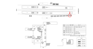 近鉄／新田辺駅／／№244駅看板・駅広告、位置図