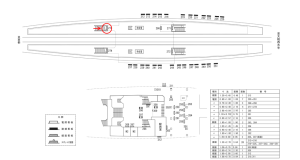 近鉄／大久保駅／／№273駅看板・駅広告、位置図