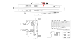 近鉄／新田辺駅／／№210駅看板・駅広告、位置図