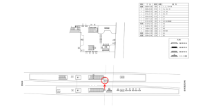 近鉄／高の原駅／／№21駅看板・駅広告、位置図