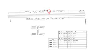 近鉄／寺田駅／／№8駅看板・駅広告、位置図