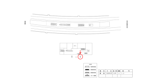 近鉄／上鳥羽口駅／／№1駅看板・駅広告、位置図