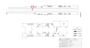 近鉄／桃山御陵前駅／／№2駅看板・駅広告、位置図