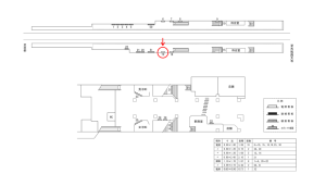 近鉄／桃山御陵前駅／／№19駅看板・駅広告、位置図