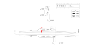 近鉄／木津川台駅／／№7駅看板・駅広告、位置図