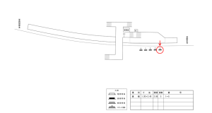 近鉄／佐味田川駅／／№4駅看板・駅広告、位置図