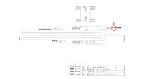 近鉄/富野荘駅//№45駅看板・駅広告、位置図