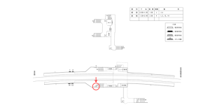 近鉄／木津川台駅／／№8駅看板・駅広告、位置図