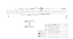 近鉄／寺田駅／／№10駅看板・駅広告、位置図