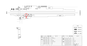 近鉄／小倉駅／／№72駅看板・駅広告、位置図