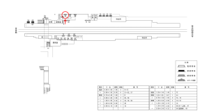 近鉄／小倉駅／／№35駅看板・駅広告、位置図