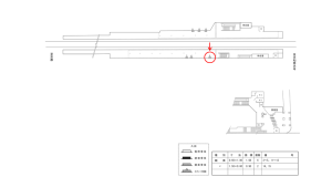 近鉄／東寺駅／／№5駅看板・駅広告、位置図