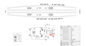 近鉄／大久保駅／／№258駅看板・駅広告、位置図