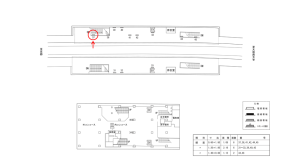近鉄/三山木駅//№37駅看板・駅広告、位置図