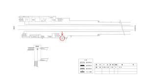 近鉄／平城駅／／№6駅看板・駅広告、位置図