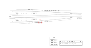 近鉄／竹田駅／／№20駅看板・駅広告、位置図