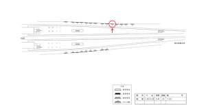 近鉄／竹田駅／／№10駅看板・駅広告、位置図